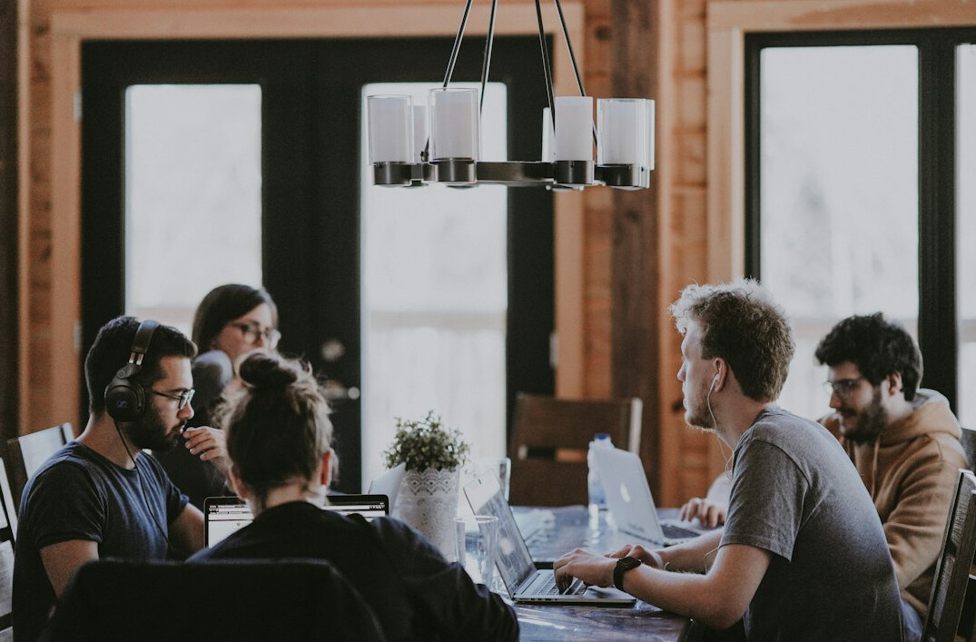digital business meeting