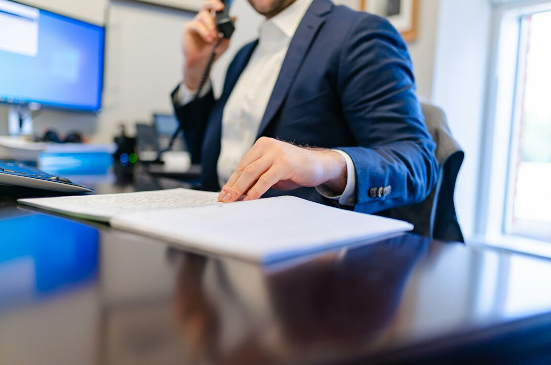 lawyer reviewing digital contract